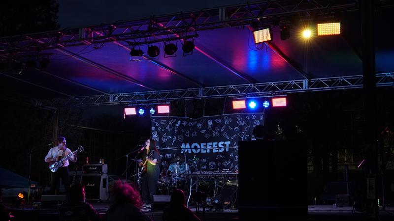 Moefest stage, our largest in house event